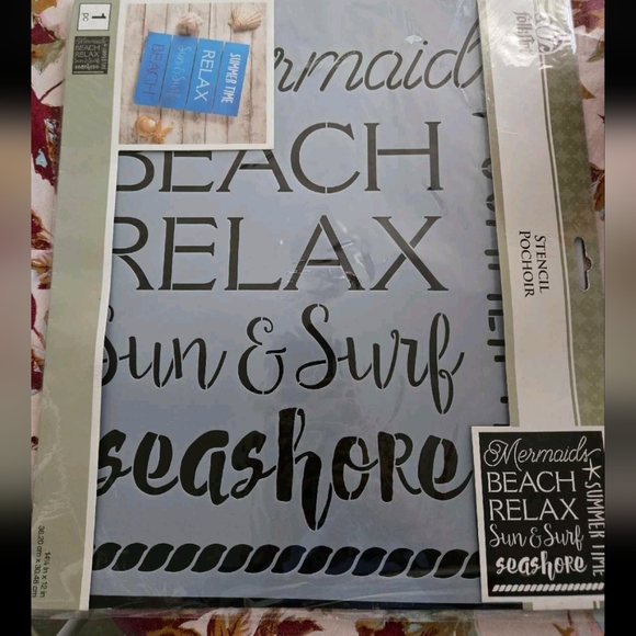 2 Brand New FolkArt Stencils - Picture 2 of 2